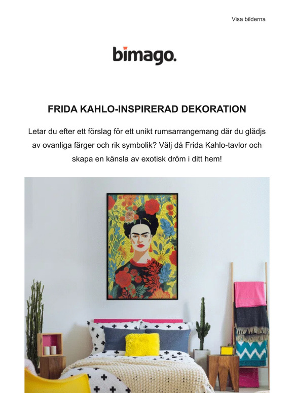 Frida Kahlo-inspirerad dekoration