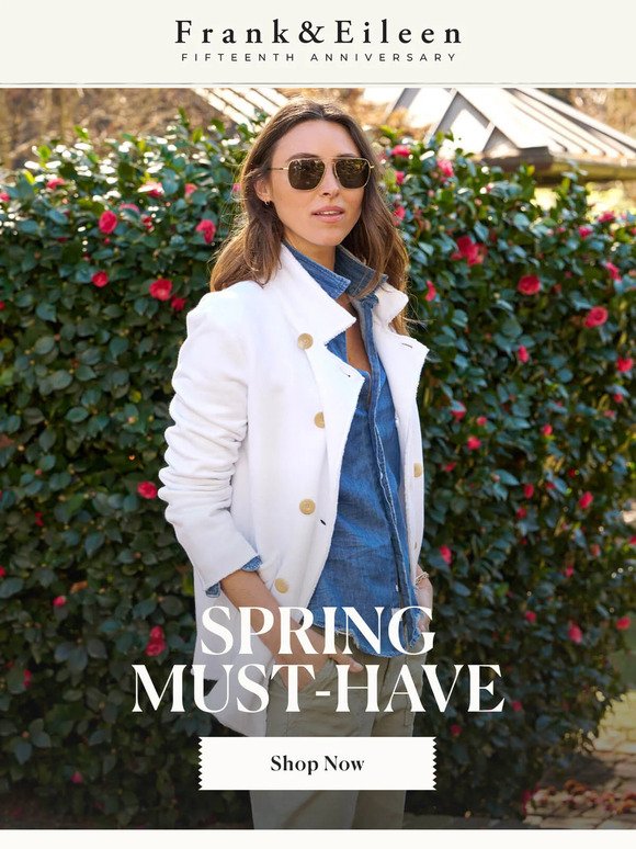 IT'S BACK: Our most versatile spring jacket