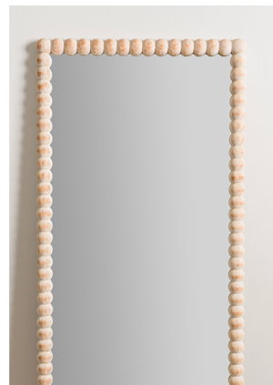 Martha Beaded Leaner Mirror