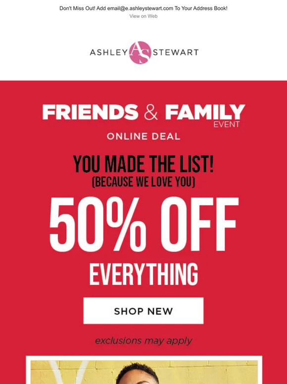 Friends and family macy's hot sale 2019