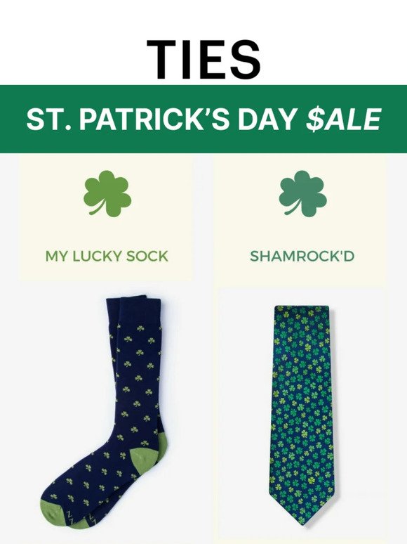 Shamrock Style: 20% Off – Your St. Patrick's Day Upgrade!