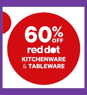 60% off Red Dot Kitchenware & Tableware