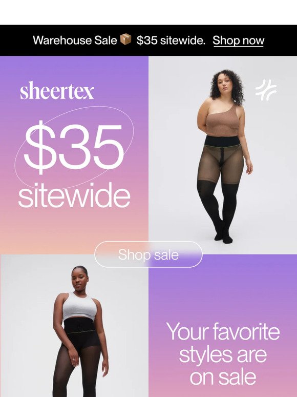 Sheertex: Your favorite styles are on sale for $35