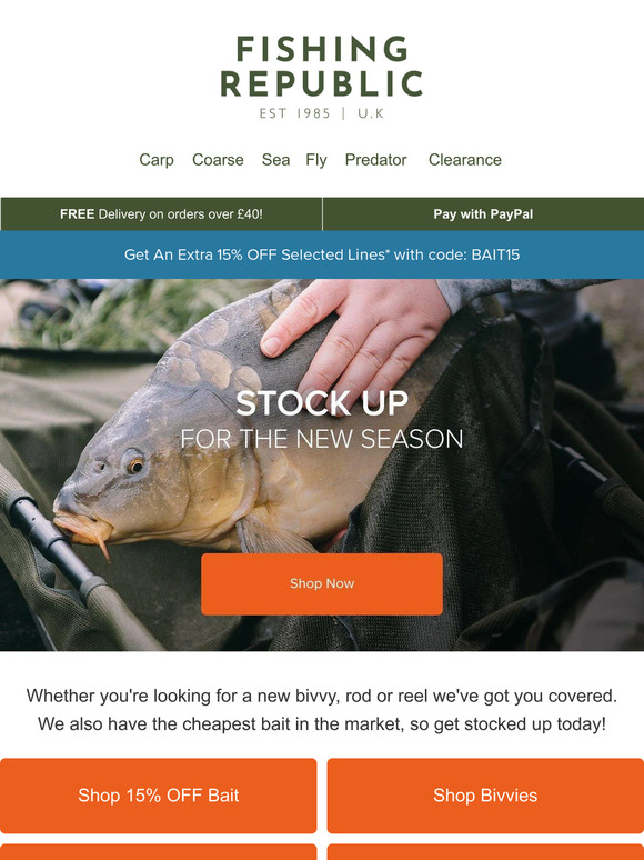 Spring around the corner - Time to stock up?