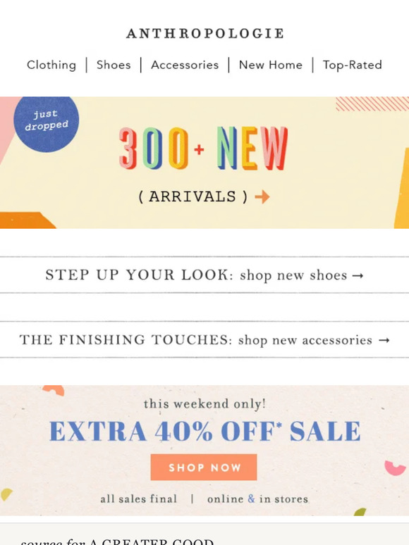 Anthropologie Your Saturday NEWS Milled