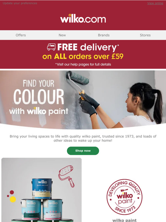 wilko.com UK: Find your colour with wilko paint 🖌️ | Milled