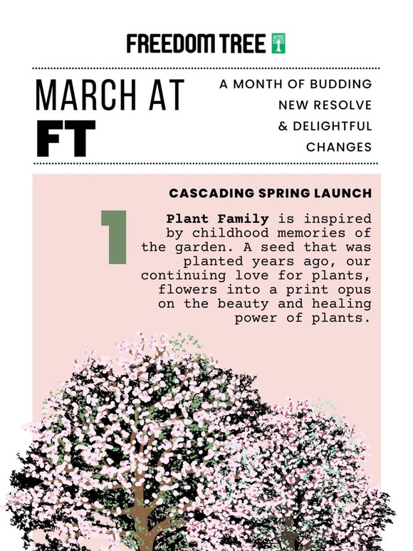 Freedom Tree: A month of budding new resolve | Milled