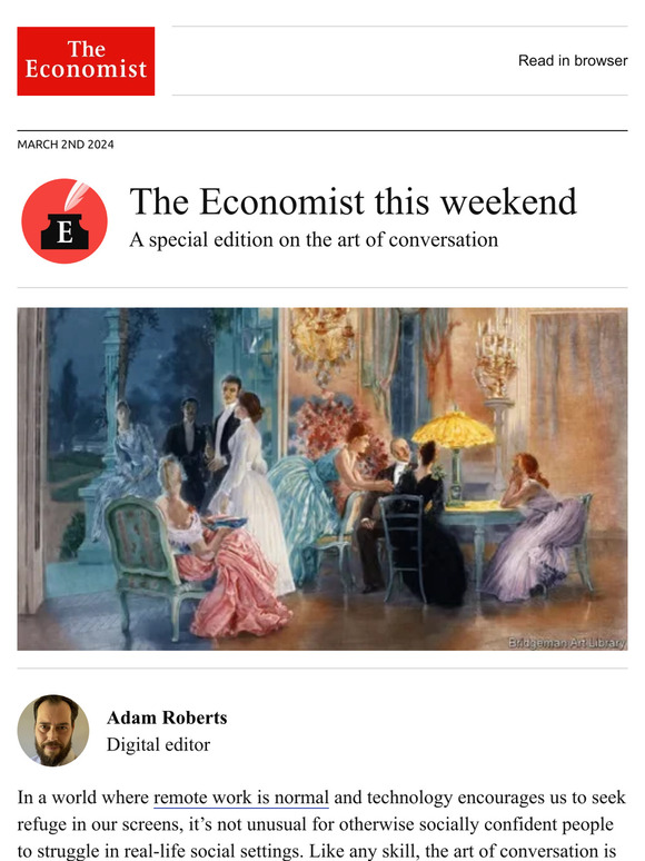 This morning, The Economist (@theeconomist) wrote up a beautiful