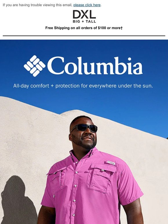 New Columbia PFG Is In + Ready To Tackle Spring.