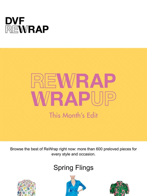 The ReWrap Edit: March