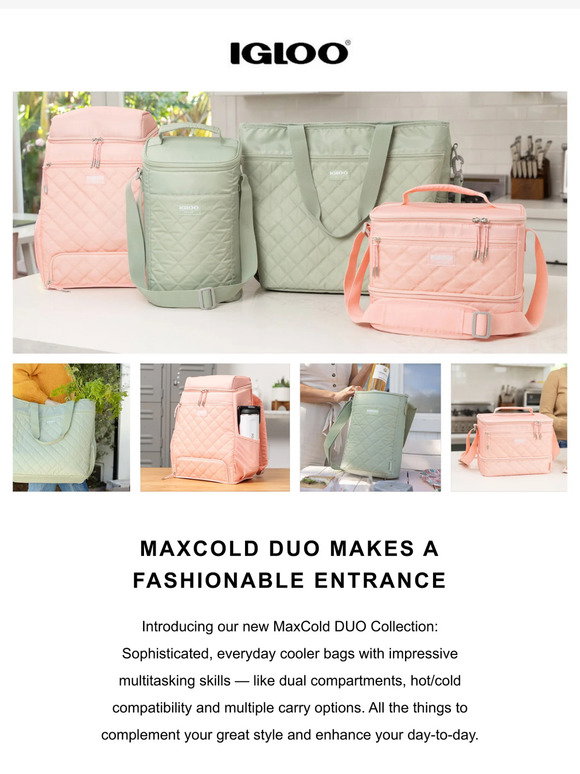 Igloo Coolers: New MaxCold DUO: Coolers that’ll make your day. | Milled