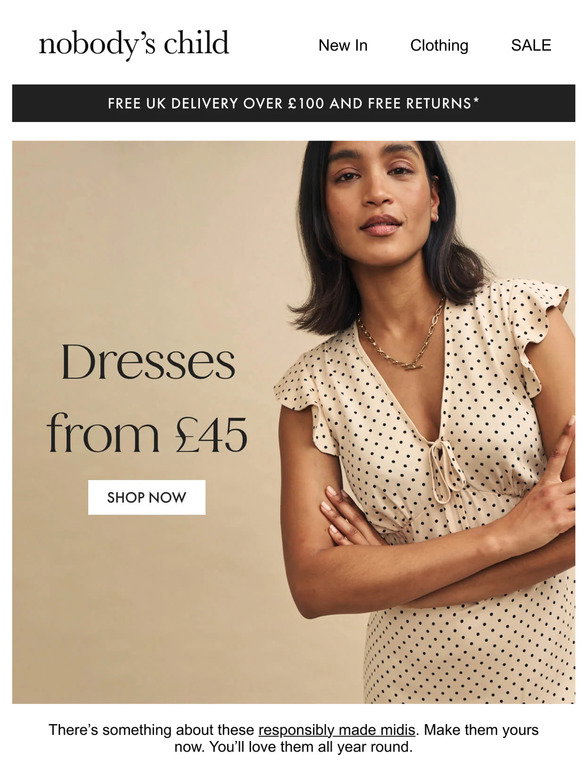 Nobody's Child: The dress you’ve been searching for from just £45 | Milled