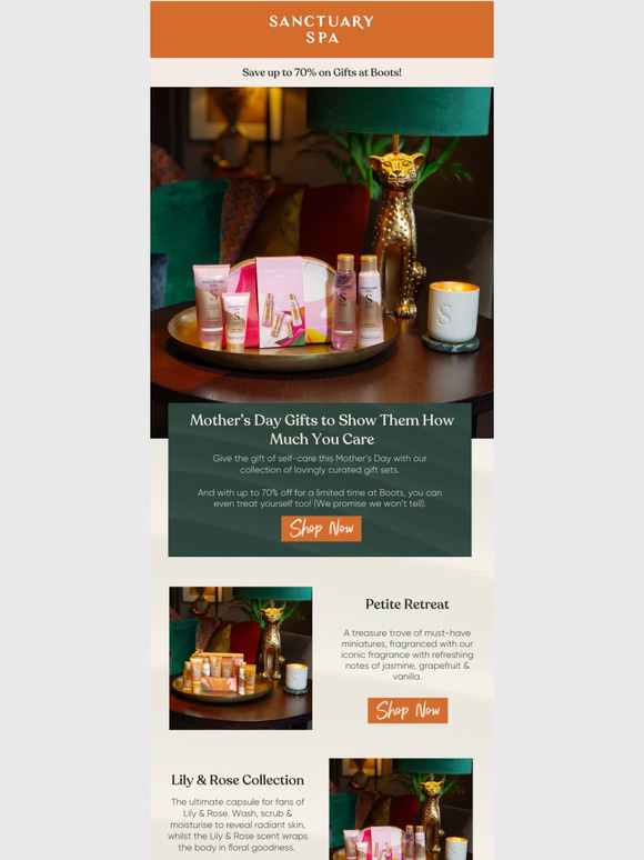TREAT her to the gift of self-care this Mother's Day
