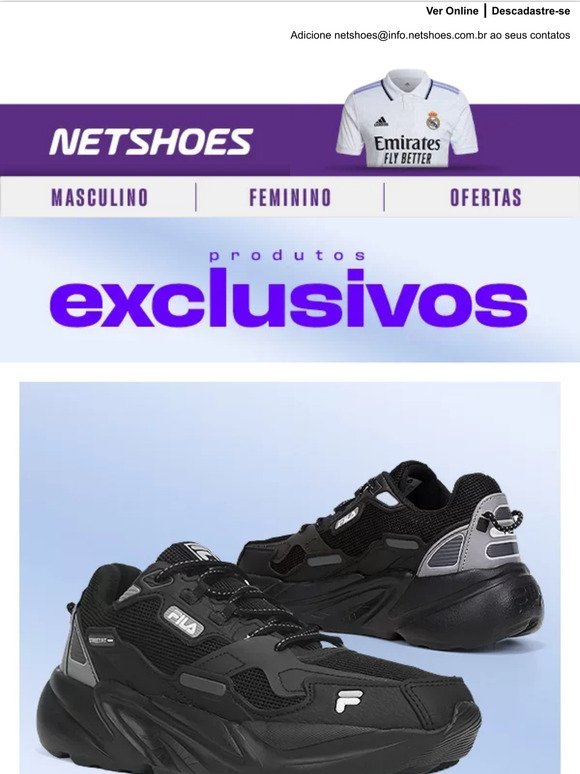 📢 Não perca: Exclusivos Netshoes 💜