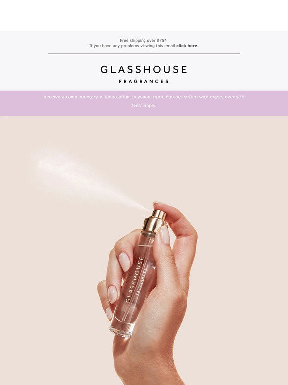 Glasshouse Fragrances: Receive A Complimentary A Tahaa Affair Devotion ...