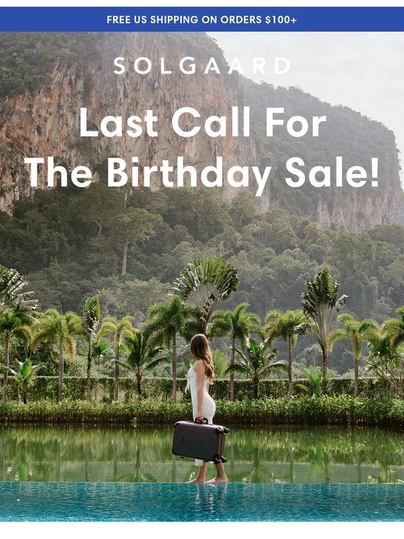 Final Boarding Call: Last Chance To Shop Anniversary Sale