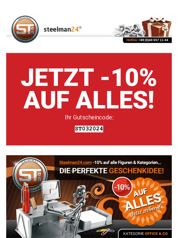 Dein 10% März Rabatt Code ST032024