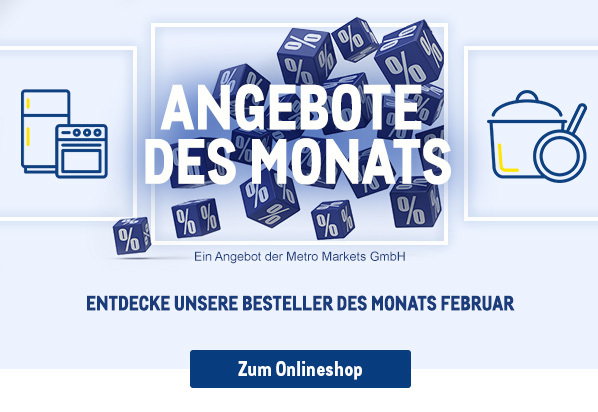 METRO Onlineshop: die Bestseller im Februar