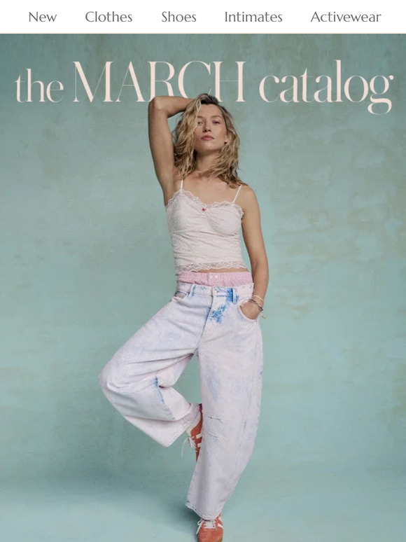 Free People IT'S HERE The March Catalog 💙 Milled