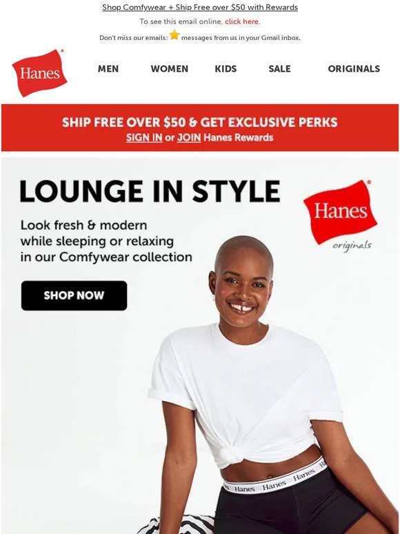Hanes: Hey Ladies, Let's Lounge 🛋️