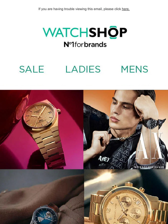 Shop our NEW iconic watches and jewellery ranges | Up to 70% off selected SALE lines
