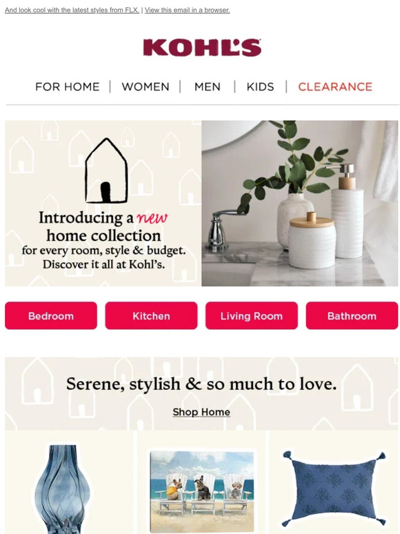 Kohl's: Our NEW home collection is here to help reimagine your space 🏠 ...