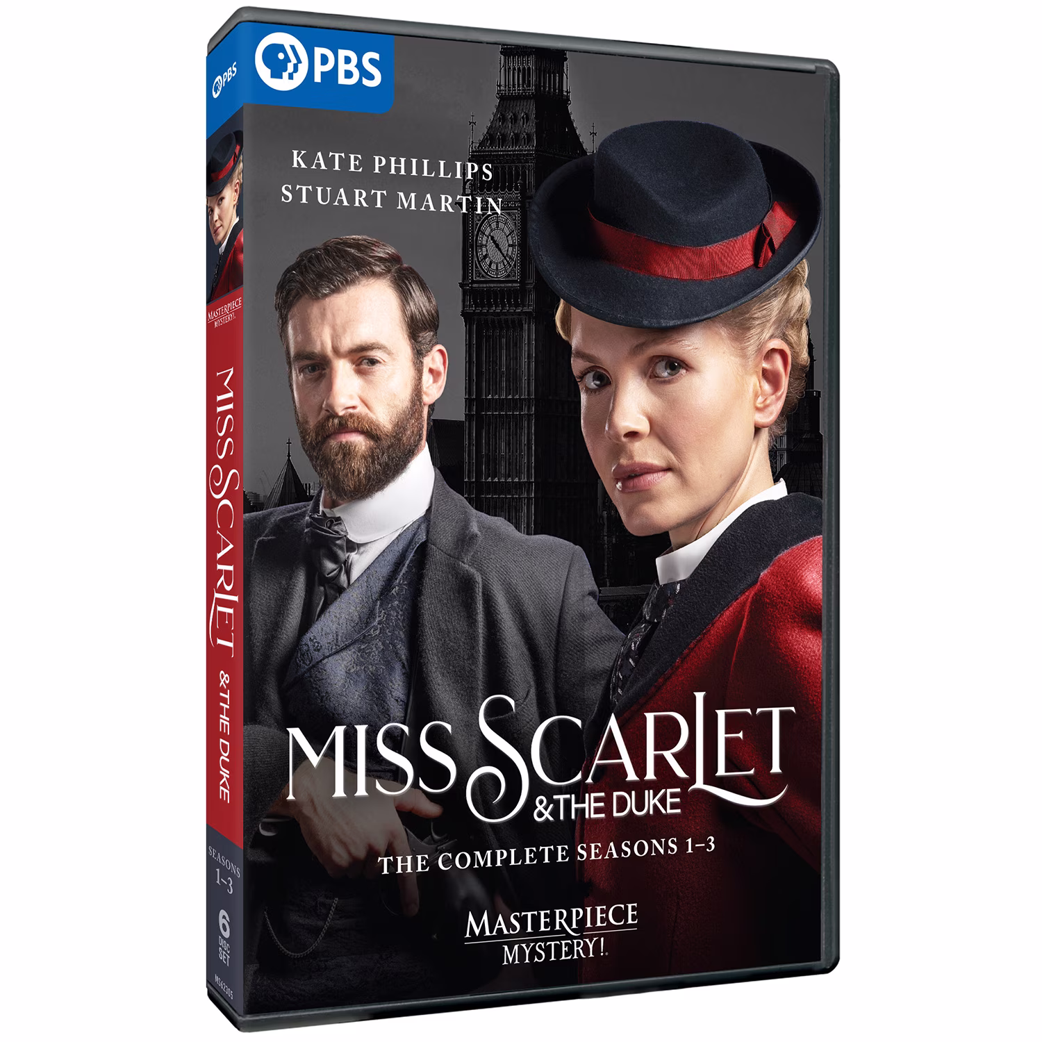 Masterpiece Mystery!: Miss Scarlet and the Duke Seasons 1, 2 & 3 DVD