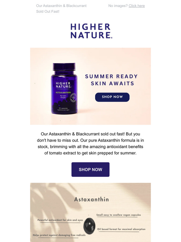 Astaxanthin Just For You