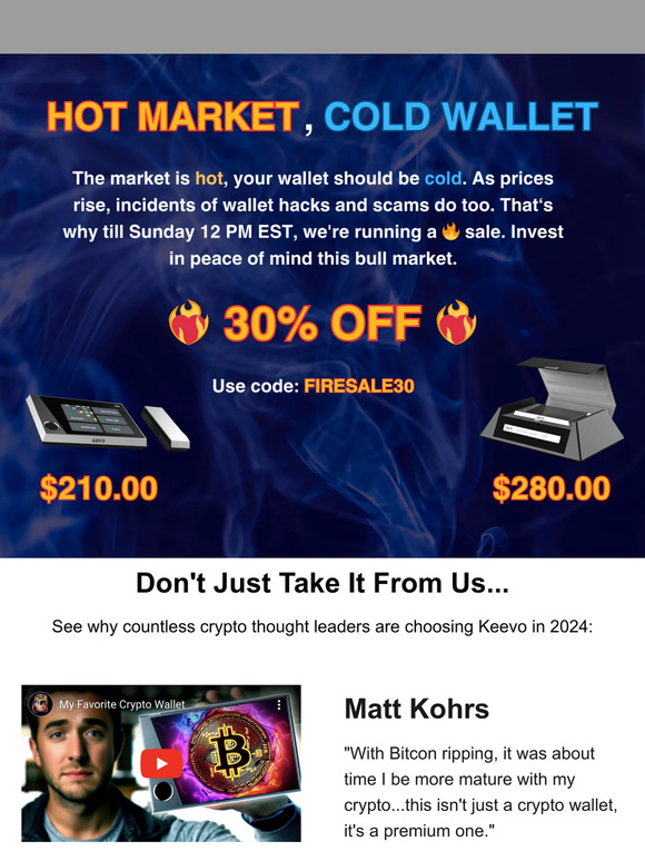 Hot Market, Cold Wallet