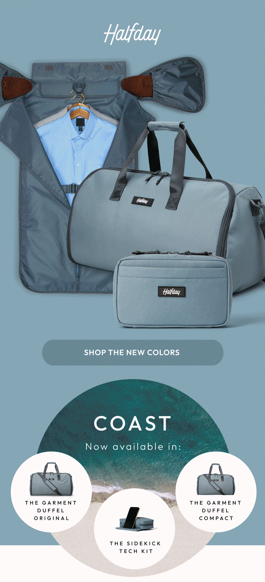 Shop the new colors: Coast and Dune. Available for our fan favorite items