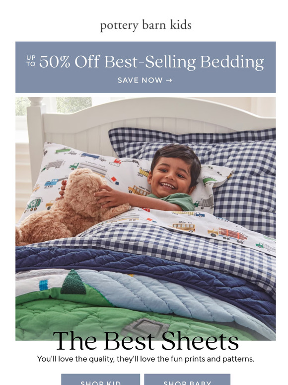 Pottery Barn Kids: New sheets for spring 🌸 | Milled