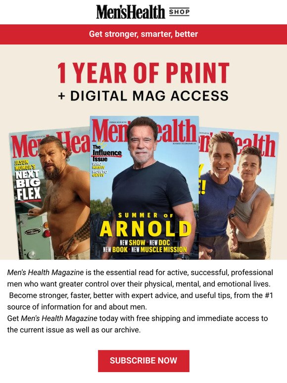 Don't Miss This Special Offer From Men's Health!
