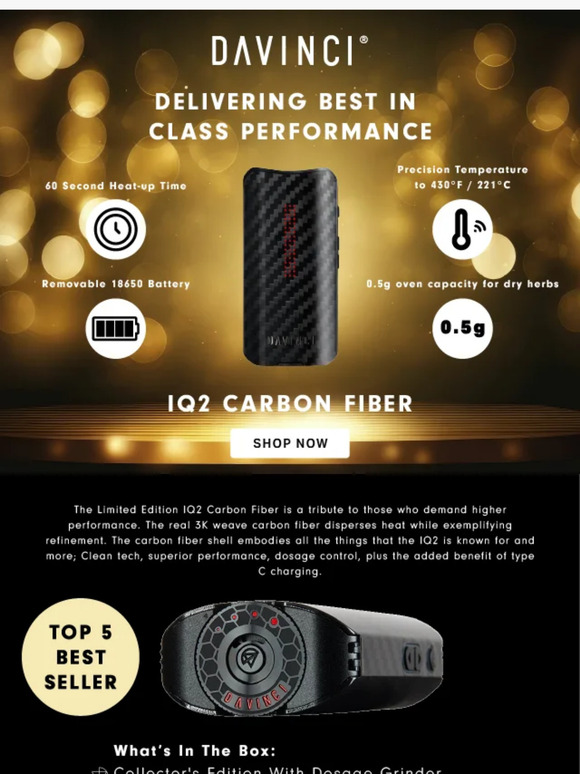 The IQ2 Carbon Fiber Sets the Standard 👑