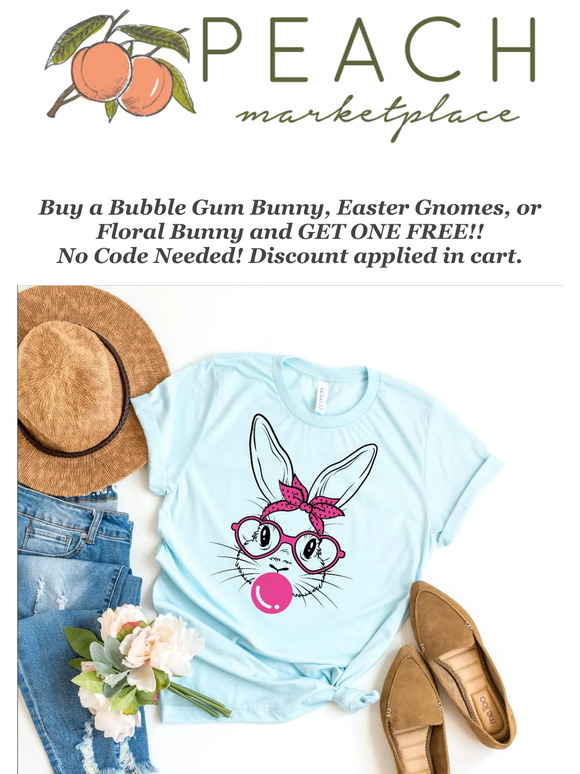 Buy One Get One Free Easter Sale! 🥕
