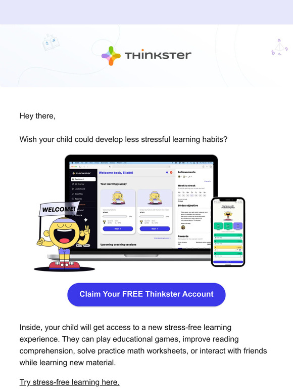 Join the Fun: FREE Access to Stress-Free Learning for Your Child!