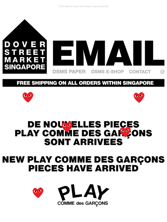 Comme des shop garcons email