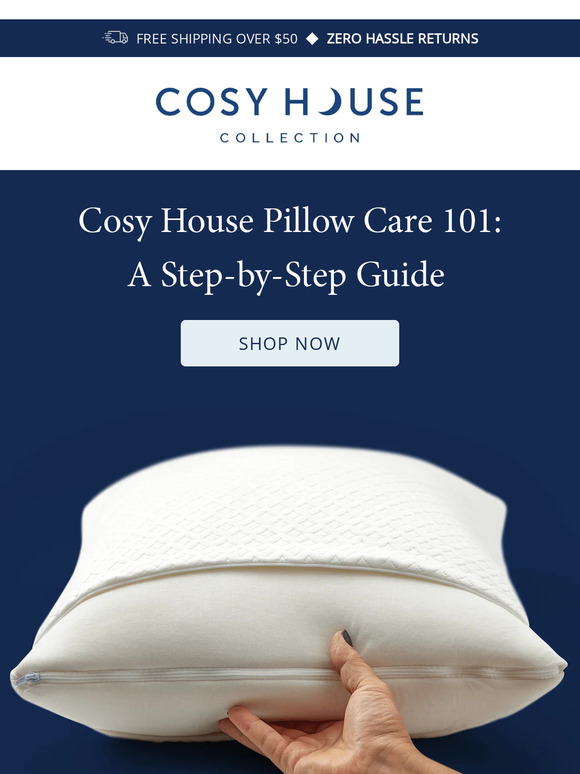 Cosy House Collection Your Bamboo Pillow Care Guide 🌱 Milled