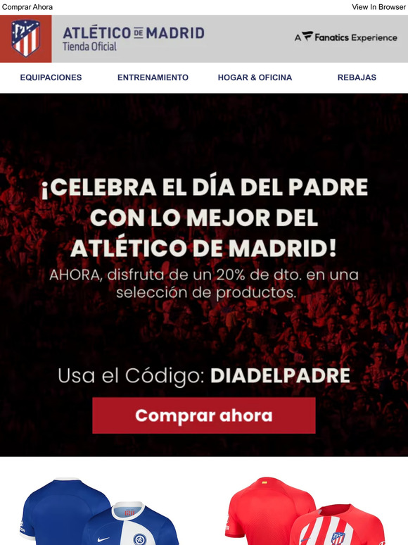 ¡Celebra el Día del Padre con un 20% de dto.!