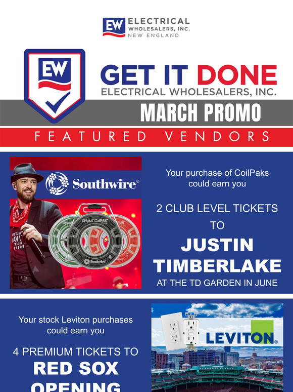 ☑️Get It Done - March Promos: See what your Southwire + Leviton purchases can earn you!