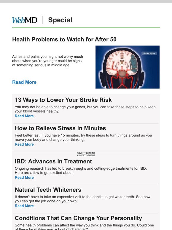 Health Problems to Watch for After 50