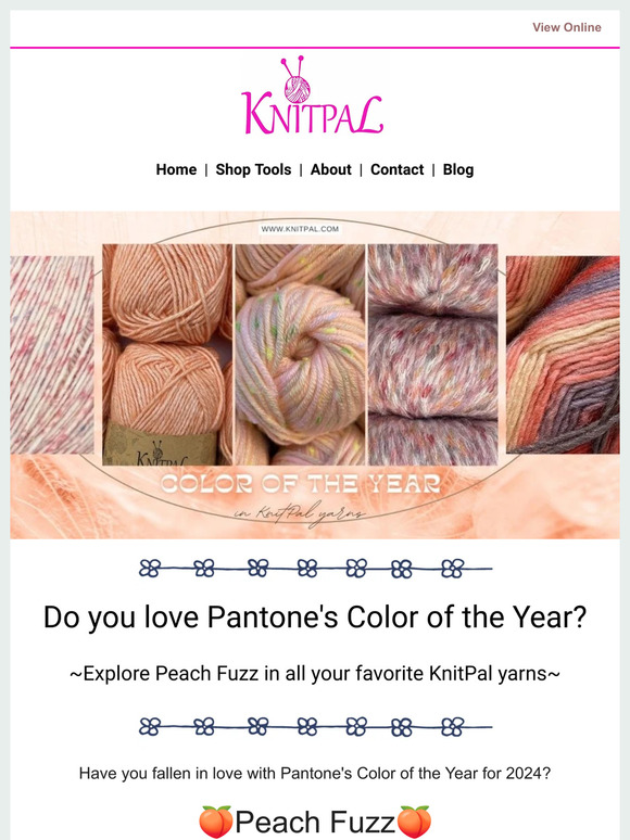 The Color of the Year in KnitPal Yarns