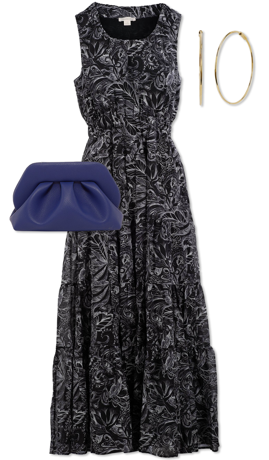 unsubscribed botanic tiered dress