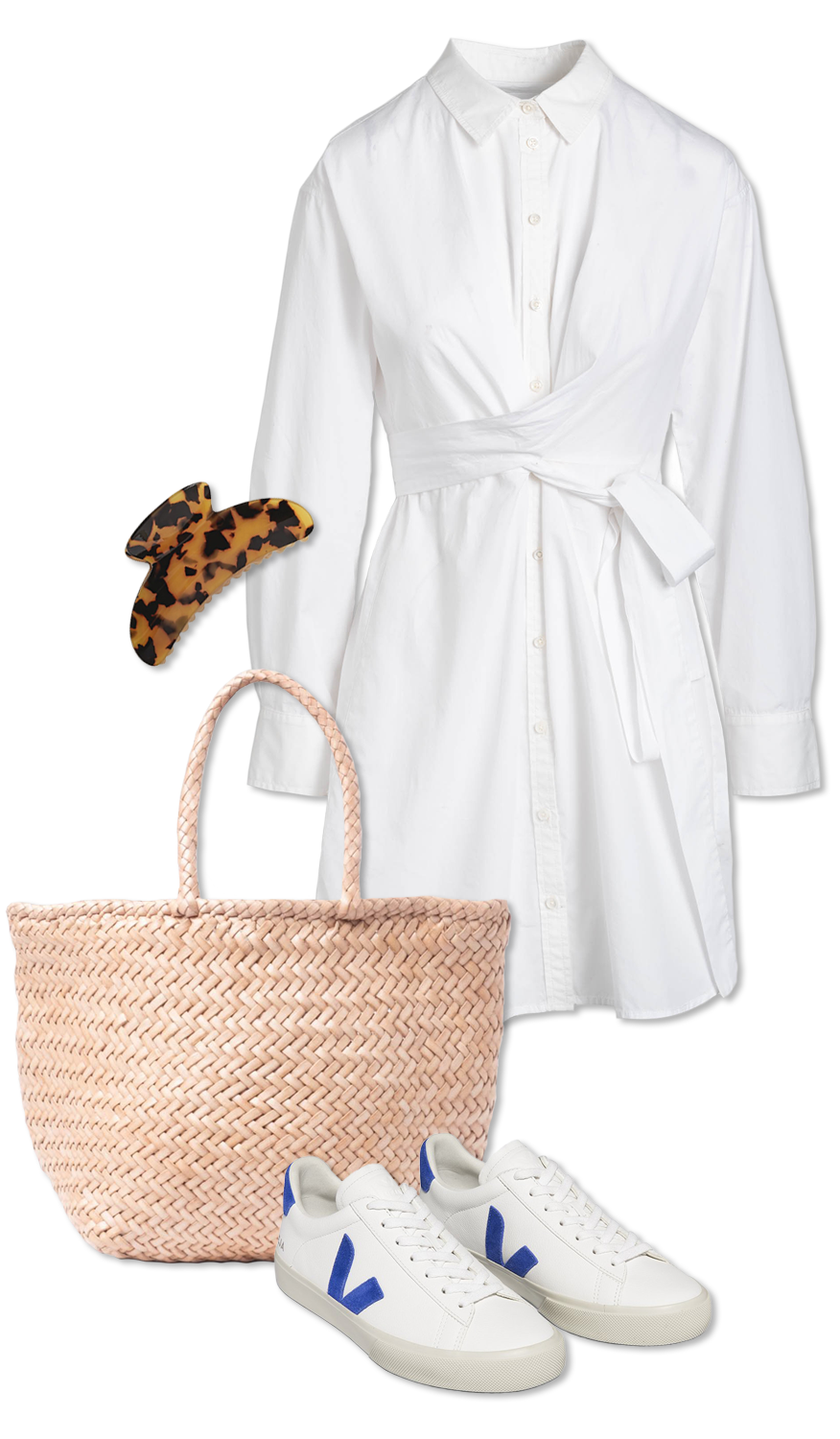 unsubscribed poplin gardenia dress