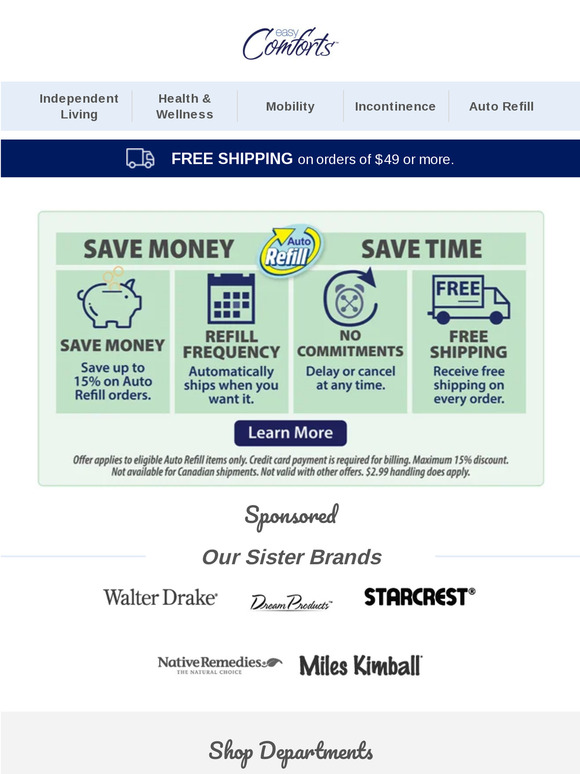 Dream Products Easy Comforts LiveIntent Test Milled