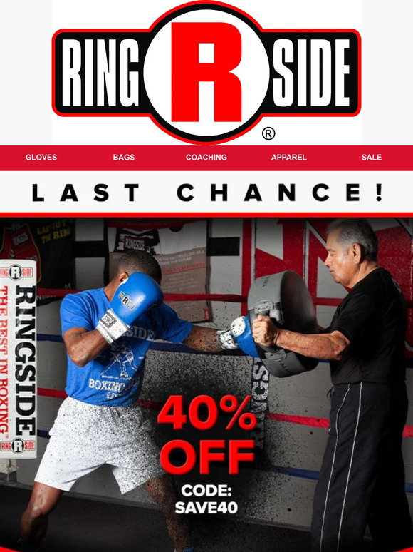 Ringside Boxing: 40% off select brands won't last! | Milled