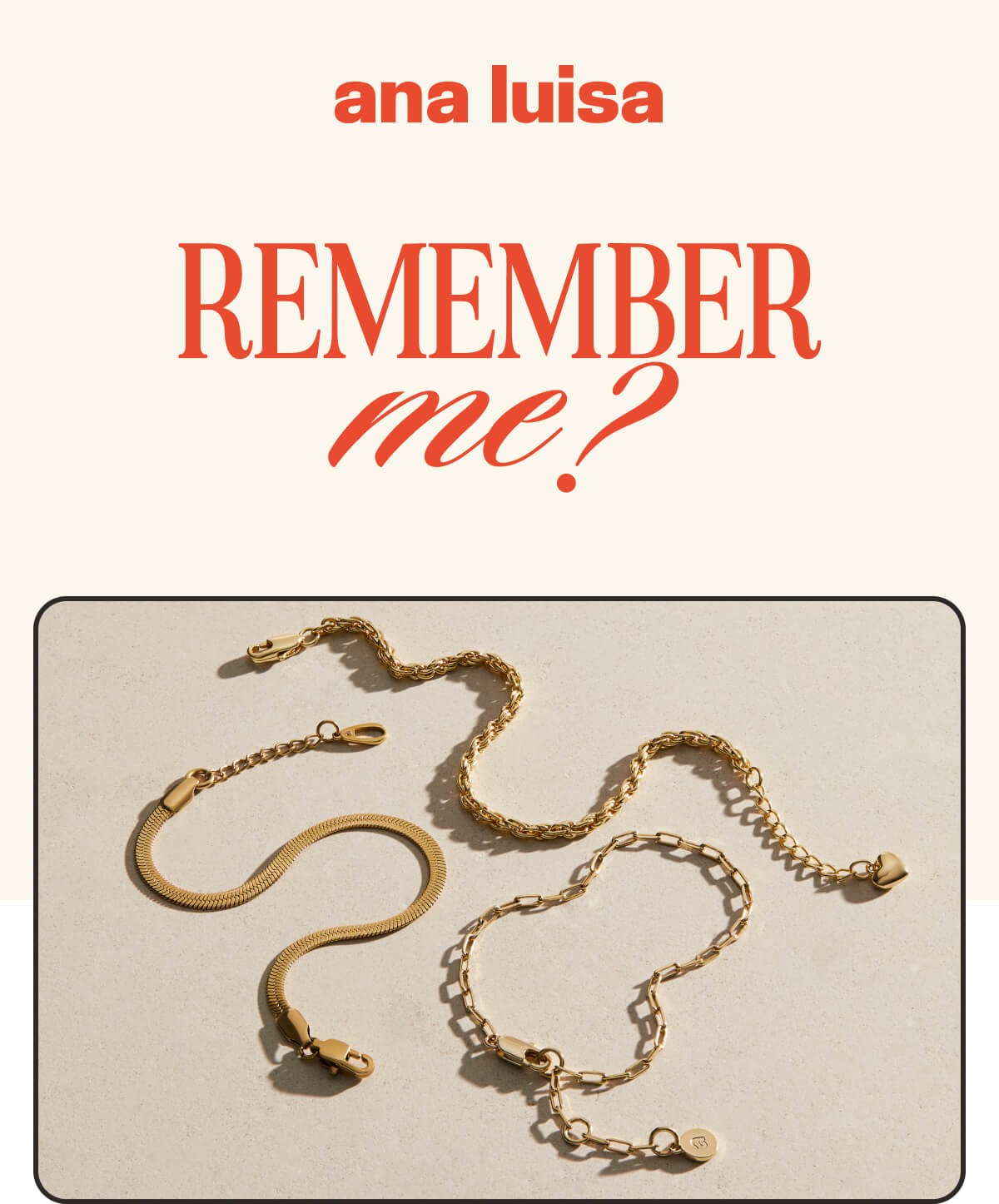 Remember me? Shop Bracelets
