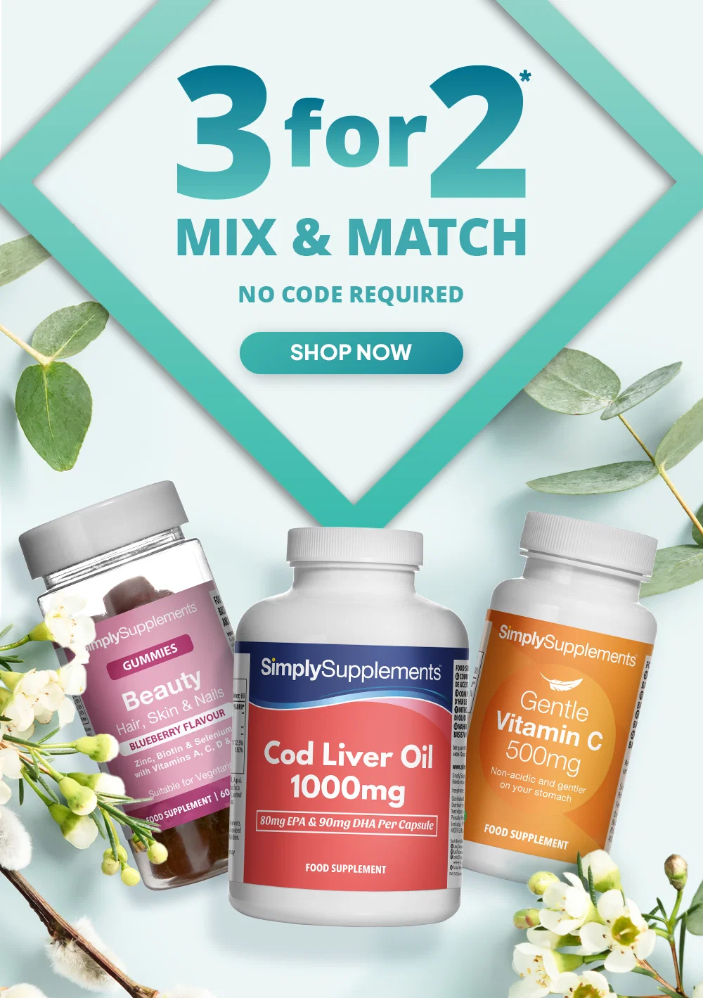3 for 2* - Mix & Match on everything! - NO CODE REQUIRED - SHOP NOW