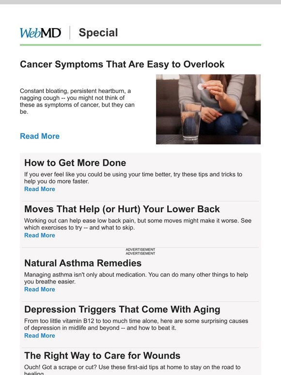 Cancer Symptoms That Are Easy to Overlook