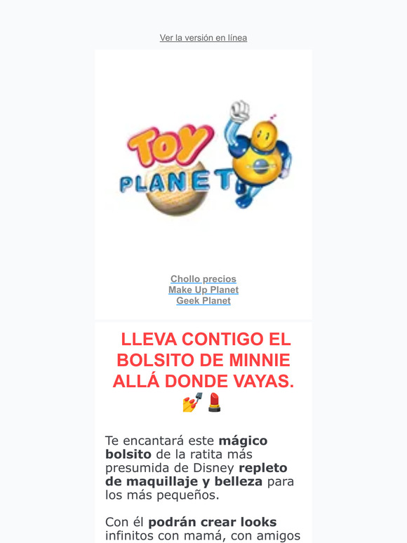 ¡Maquíllate con el bolso Minnie!