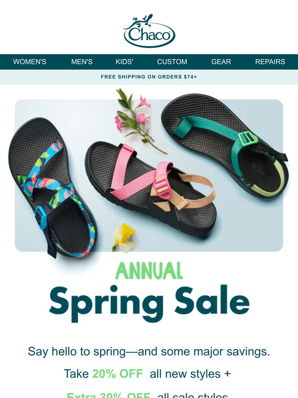 Chaco Annual Spring Sale Starts Now Milled